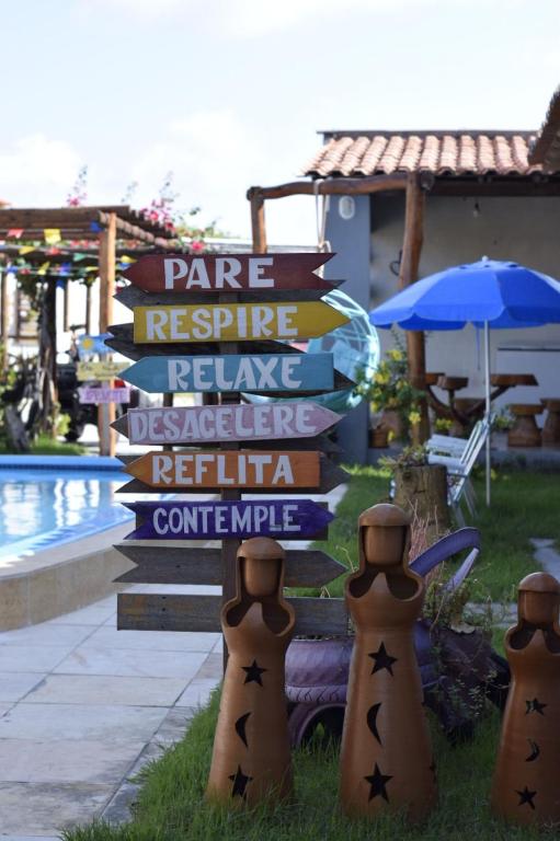 A piscina localizada em Pousada Giro das dunas ou nos arredores