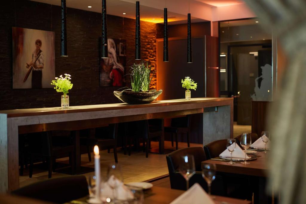 Restaurace v ubytování bigBOX ALLGAEU Hotel