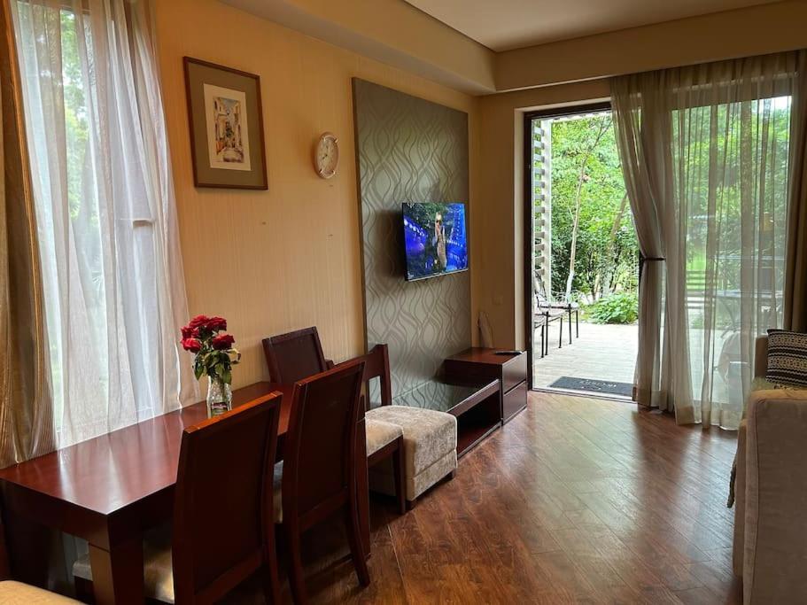 TV a/nebo společenská místnost v ubytování Dreamland Oasis Private garden