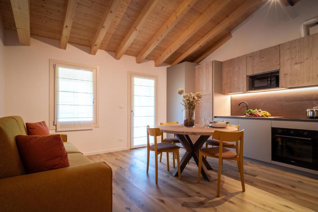 Kuchyň nebo kuchyňský kout v ubytování BORGO STALIS RESORT