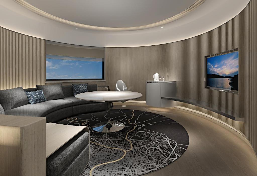 Posezení v ubytování Renaissance Shenzhen Luohu Hotel