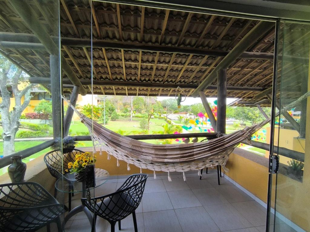 Zahrada ubytování CantinhoAbençoado716 - Flat no Winterville Gravatá - Piscinas Aquecidas, Lago e Parquinhos