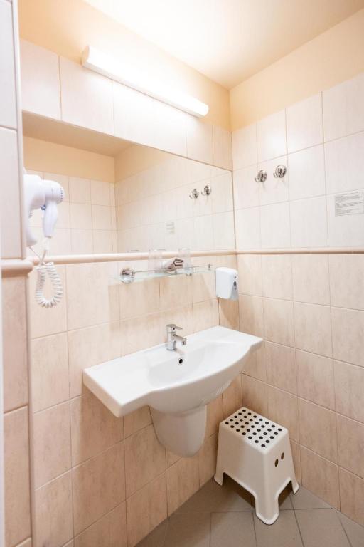 Koupelna v ubytování Hotel Estella Superior