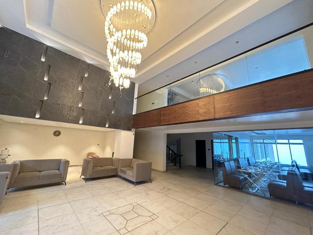 Posezení v ubytování Hotel Oxina Cizel