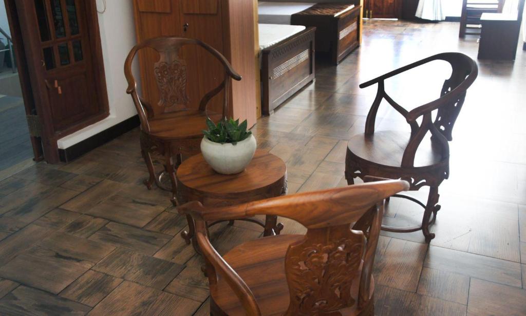 Posezení v ubytování Ark Cabin Villa