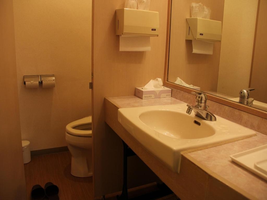 Koupelna v ubytování Kaike Grand Hotel Tensui