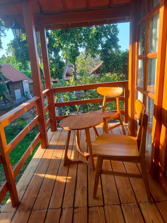 Balkón nebo terasa v ubytování Vanaya Lodge