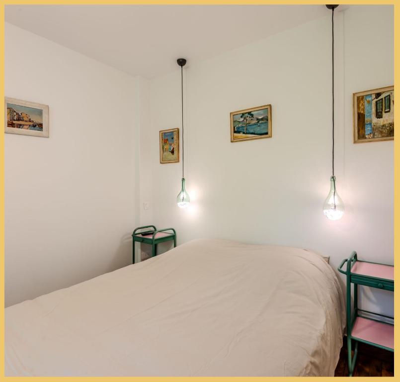 Postel nebo postele na pokoji v ubytování Chez Drum I Villa T3 I Thonon
