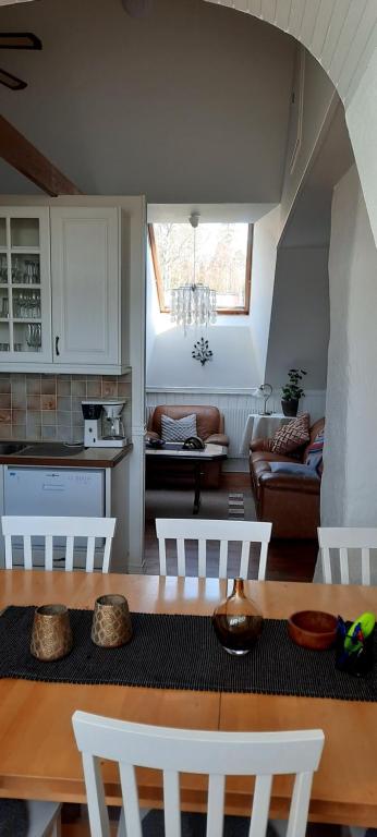 Kuchyň nebo kuchyňský kout v ubytování Gällared 710 - Bed & Kitchen
