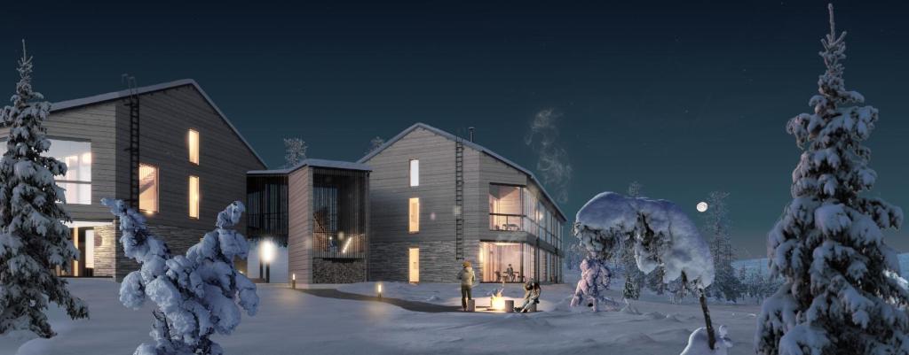 Lux Lapland Gielas Utsuvaara Levi зимой