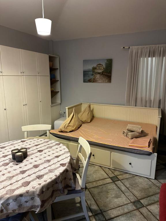 Postel nebo postele na pokoji v ubytování APIJA Studio
