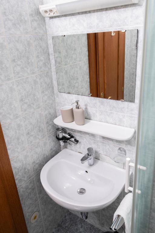 Koupelna v ubytování Guesthouse Špenko