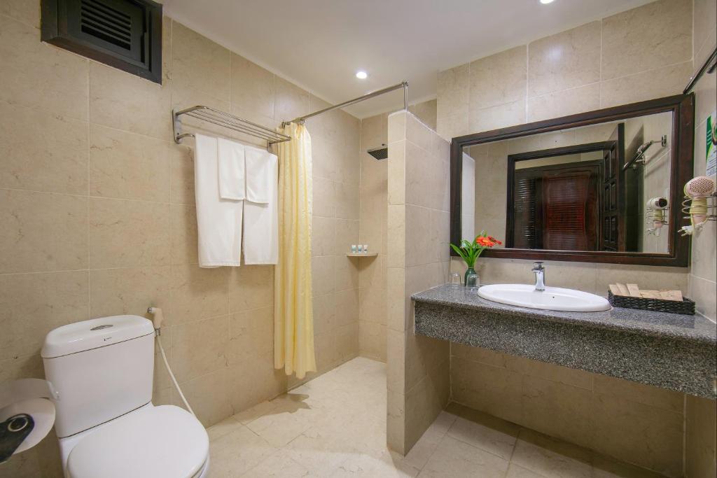 Phòng 2 Giường Đơn Nhìn Ra Khu Vườn