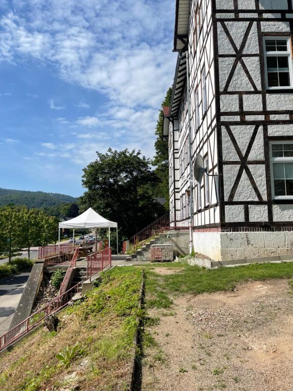 Budova, kde se hostel nachází