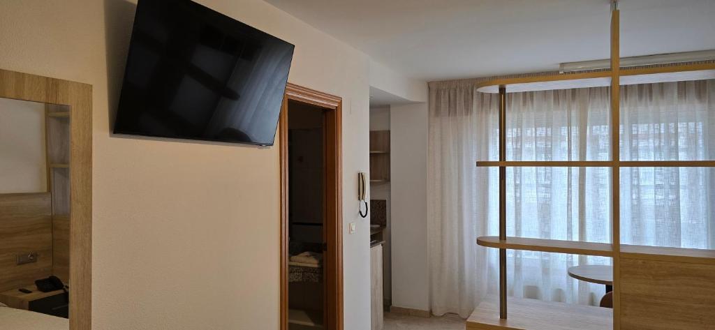TV a/nebo společenská místnost v ubytování Hotel Rialta