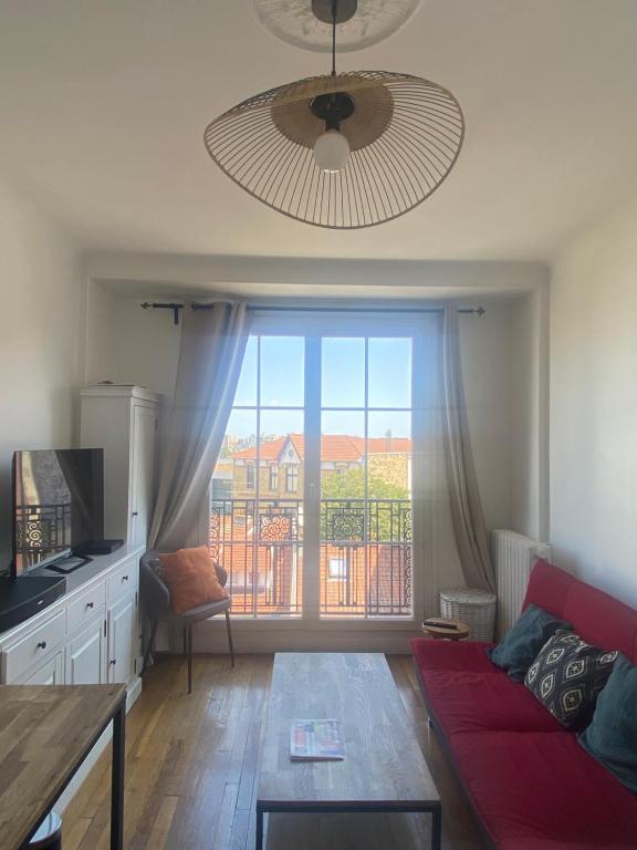 Posezení v ubytování Chambre cosy et proche des sites Olympiques