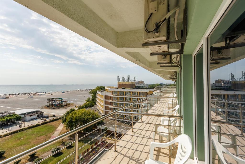 Nespecifikovaný výhled na moře nebo výhled na moře při pohledu z hotelu