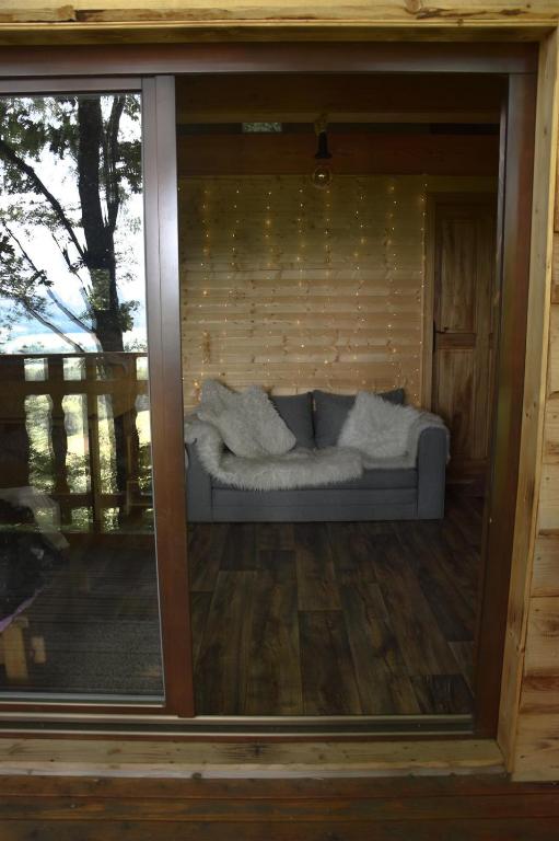 Posezení v ubytování Treehouse Velké Losiny