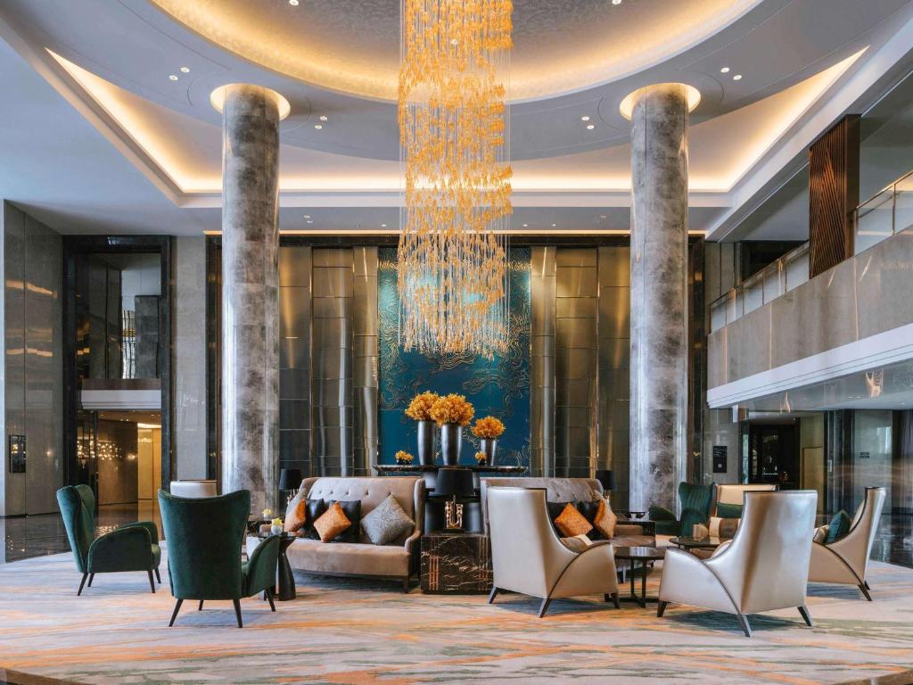 Posezení v ubytování Pullman Shanghai Qingpu Excellence