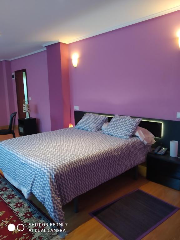 Postel nebo postele na pokoji v ubytování Mendi Alai