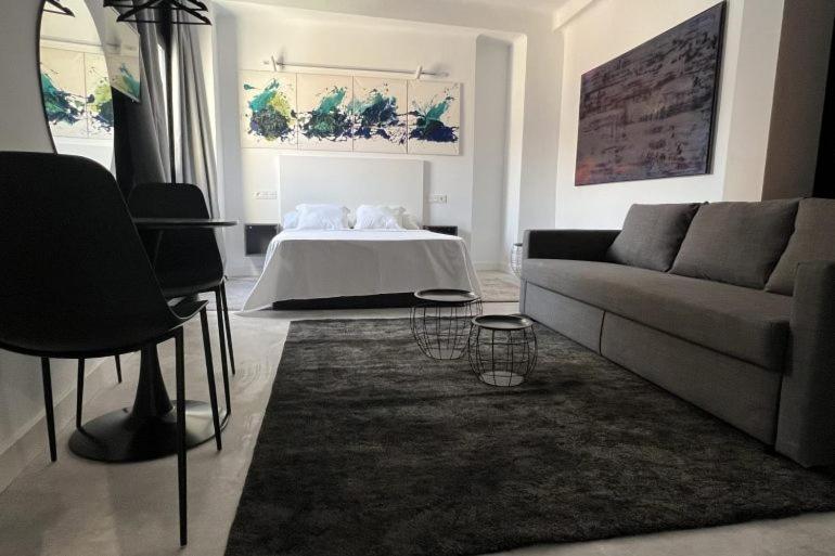 Posezení v ubytování Innova Spaces Málaga