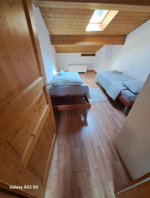 Postel nebo postele na pokoji v ubytování Ina