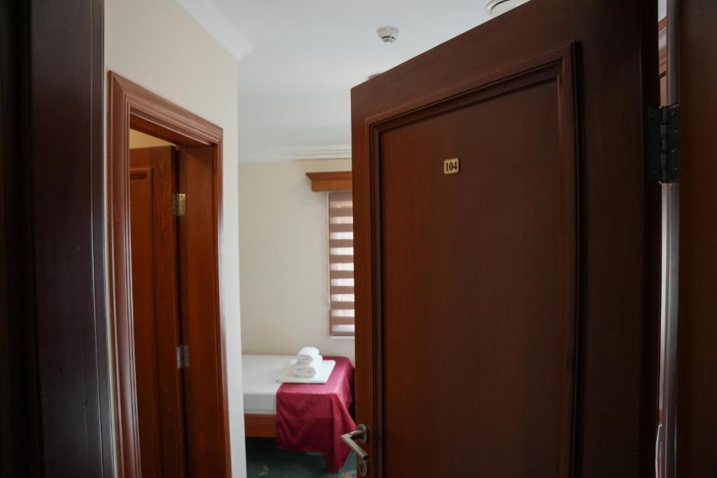 Postel nebo postele na pokoji v ubytování Comfort Lodge