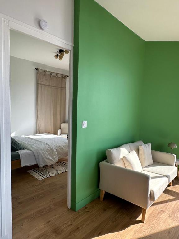 Postel nebo postele na pokoji v ubytování Home Sweet Ault