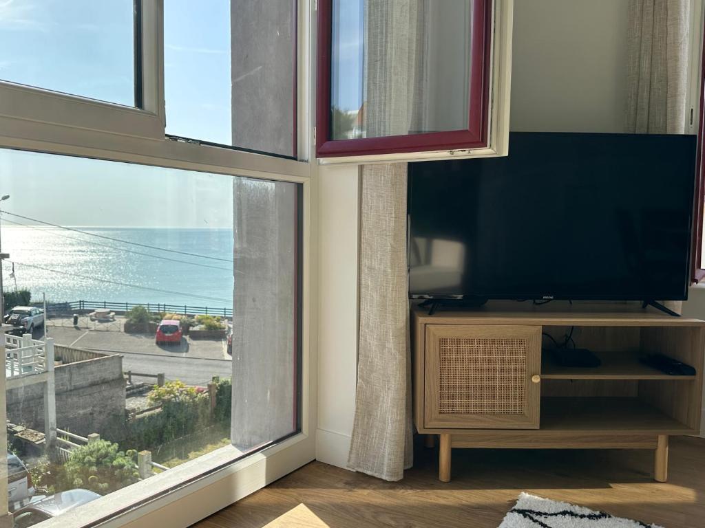 TV a/nebo společenská místnost v ubytování Home Sweet Ault