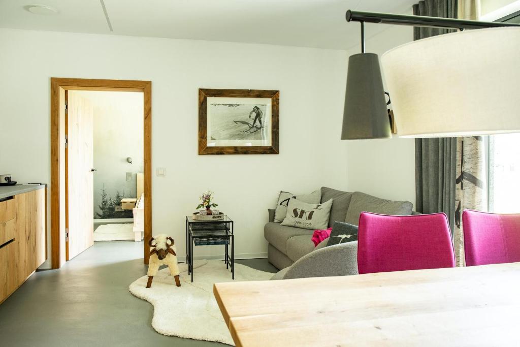 Posezení v ubytování Loder Lodge