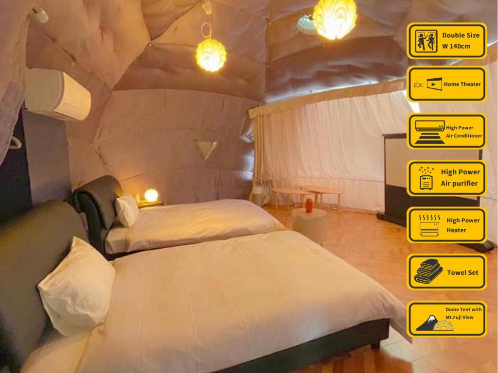 Letto o letti in una camera di Necoana Glamping