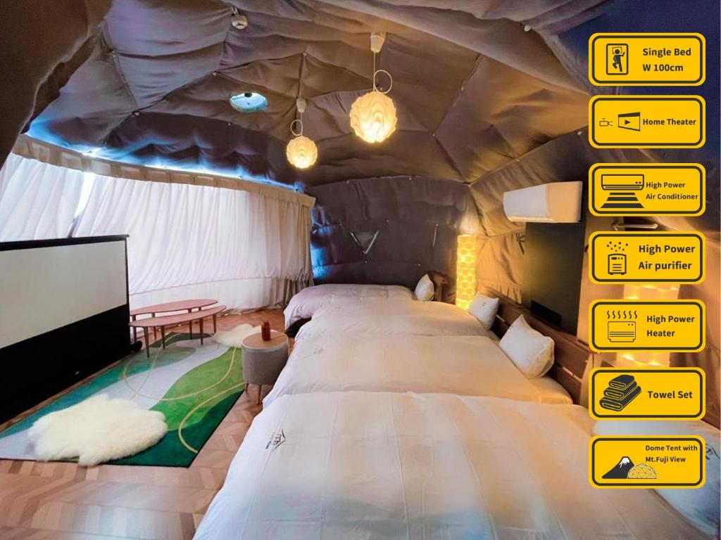 Letto o letti in una camera di Necoana Glamping
