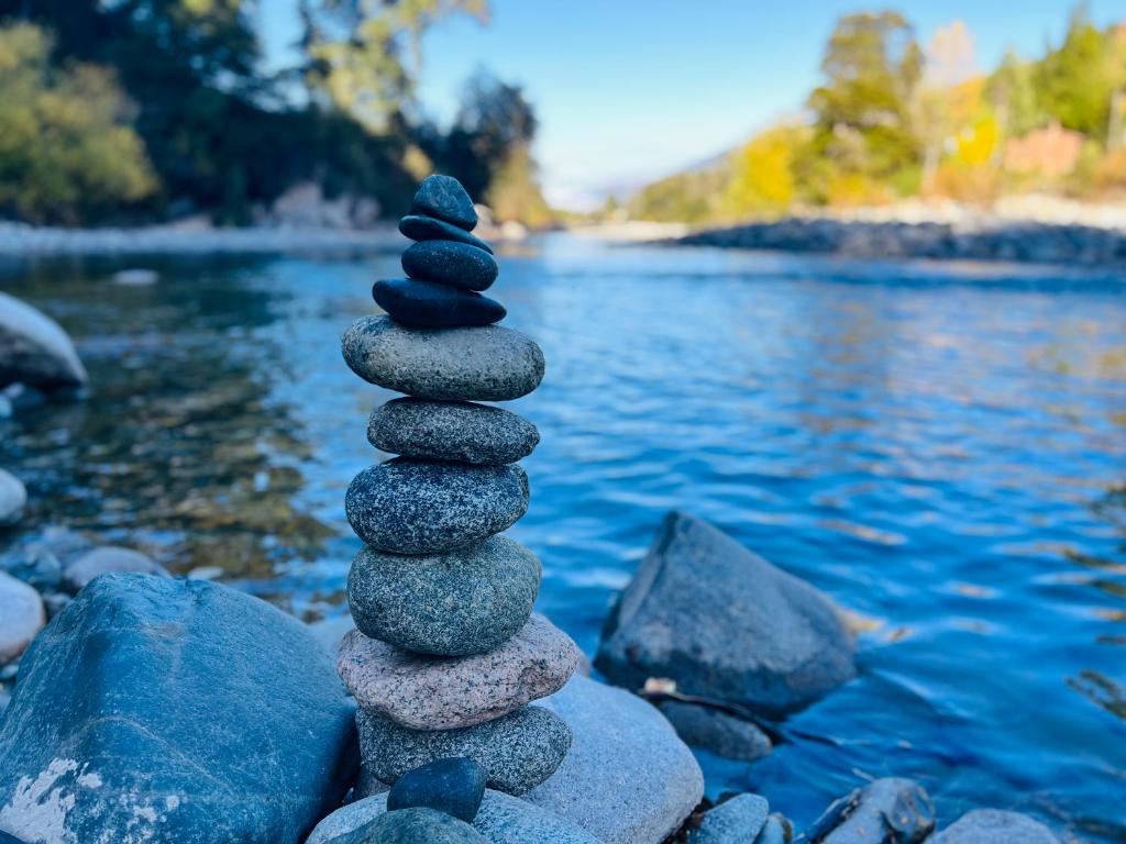 Fly Fishing Cabin, River Coast.
