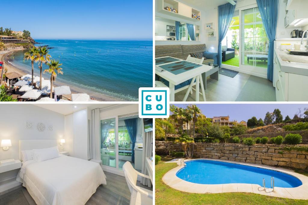 Kolam renang di atau dekat dengan Cubo's Poseidon Apartment 3 & Pool