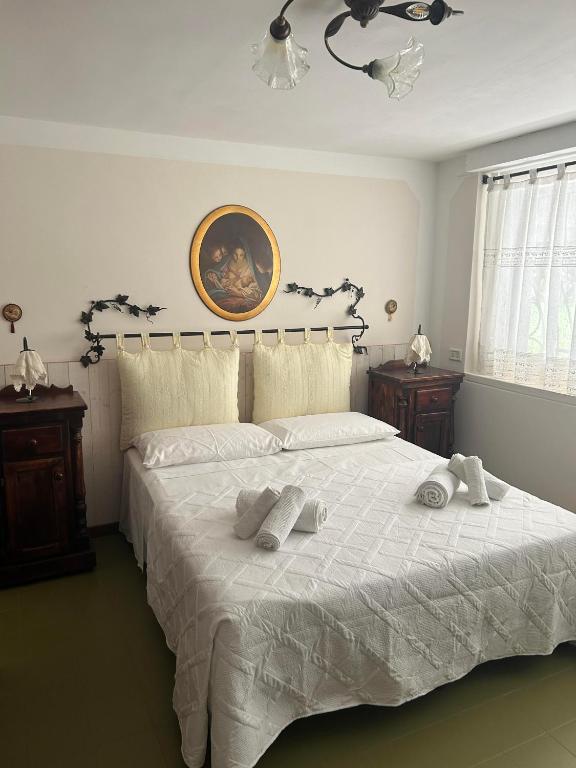 Postel nebo postele na pokoji v ubytování Miramare Apartment