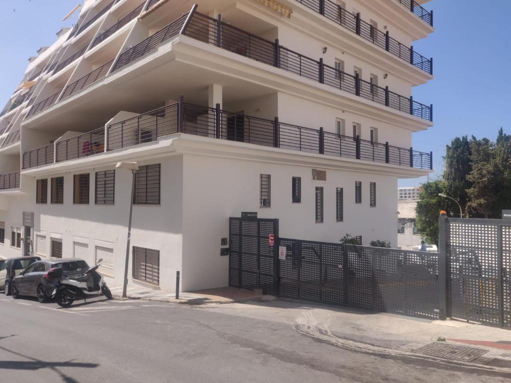 Budynek, w którym mieści się apartament