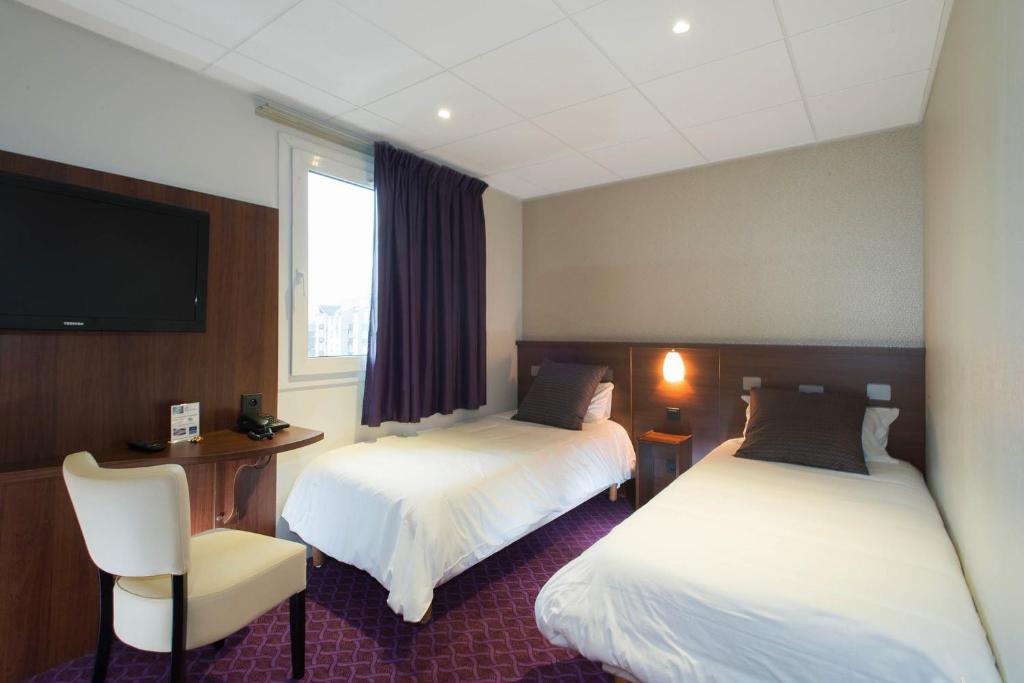 Brit Hotel Tours Sud – Le Cheops - Vierpersoonskamer