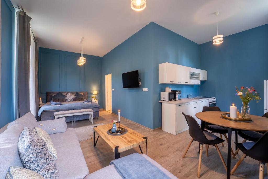 Kuchyň nebo kuchyňský kout v ubytování Resort Červený dvůr