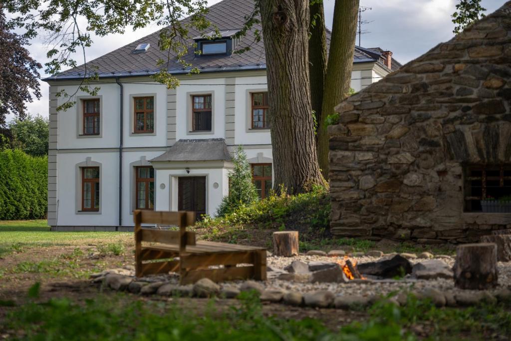 Zahrada ubytování Resort Červený dvůr