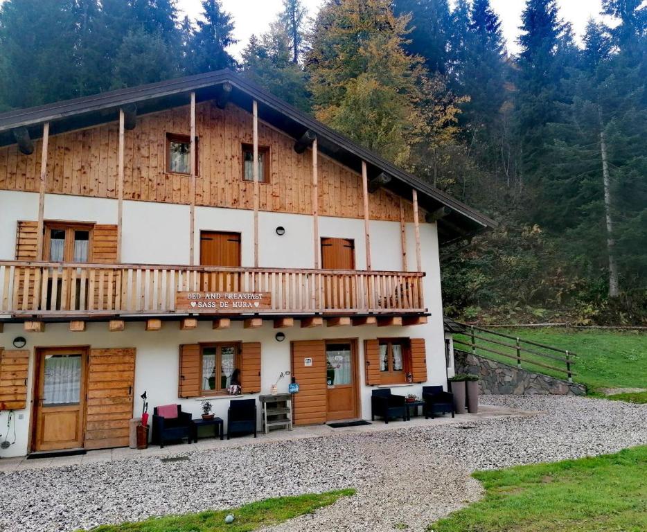 Budova, kde se bed and breakfast nachází