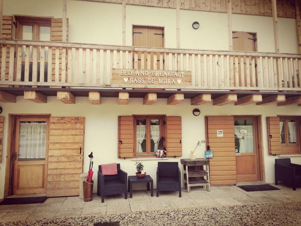Balkón nebo terasa v ubytování B&B Sass de Mura