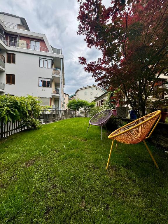Zahrada ubytování Casa Parravicini