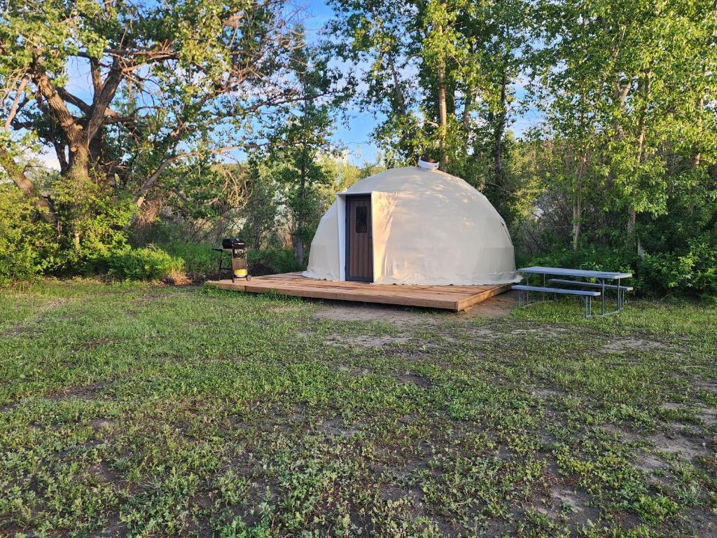 Zahrada ubytování D4 Badlands Bunker Dome- 1 Queen Pet Friendly