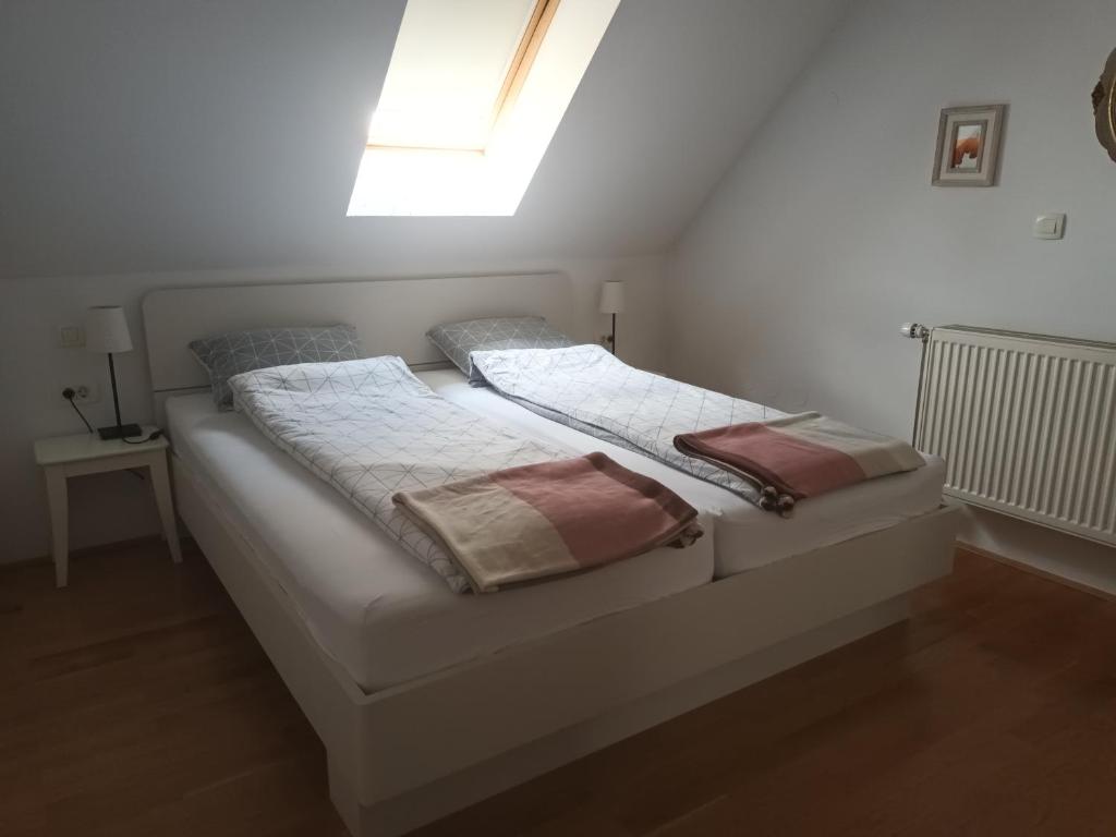 Postel nebo postele na pokoji v ubytování House Trta