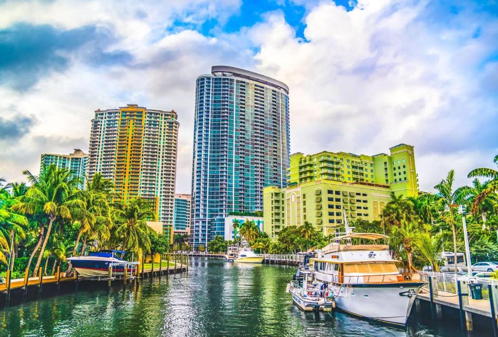 Nespecifikovaný výhled na destinaci Fort Lauderdale nebo výhled na město při pohledu z hotelu