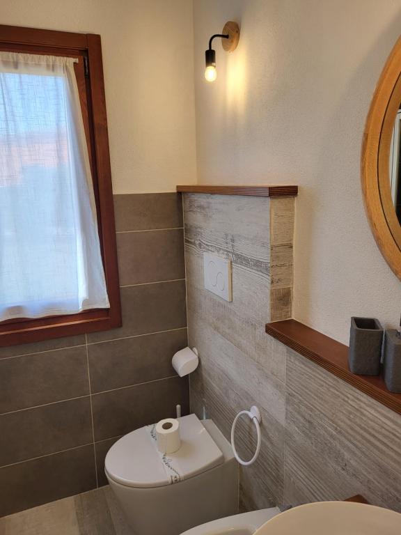 Koupelna v ubytování Residence Lu Lamoni Costa Nord