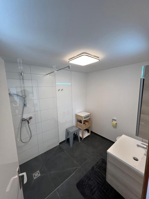 Koupelna v ubytování Rohrspitz Ferienwohnung