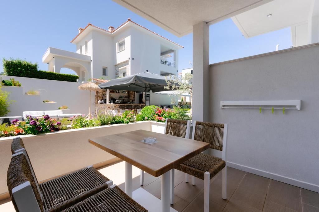 Balkon lub taras w obiekcie Metsikas Residence