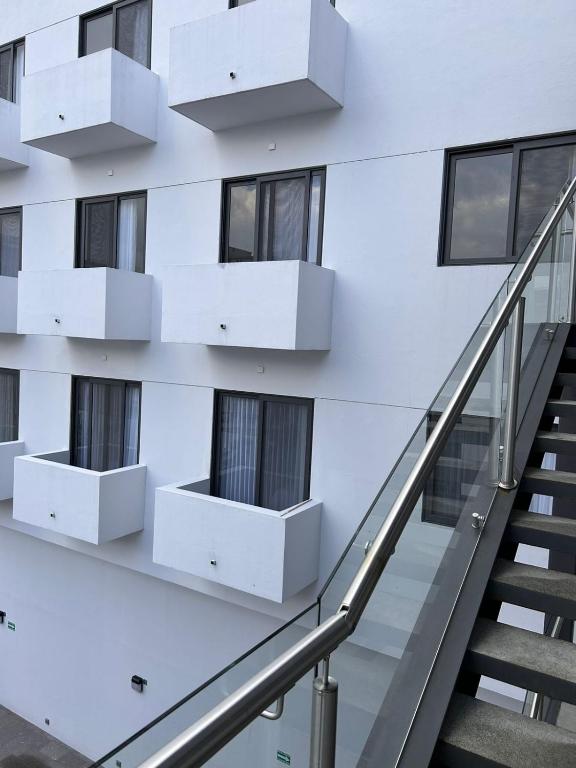 Balkón nebo terasa v ubytování Hotel Concordia