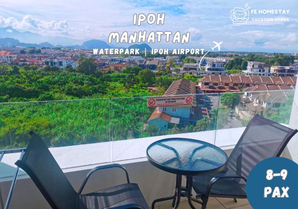 FE Cozy Ipoh Homestay Manhattan Condominium Ipoh Waterpark 3BR 8 pax by